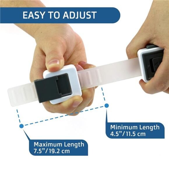 Child Safety Locks 4-Pack. Baby Proof Cabinets with Adjustable Strap Length - Picture 6 of 7